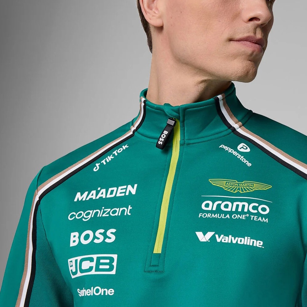2025 アストンマーティン アラムコ F1 チーム 1/4ジップ