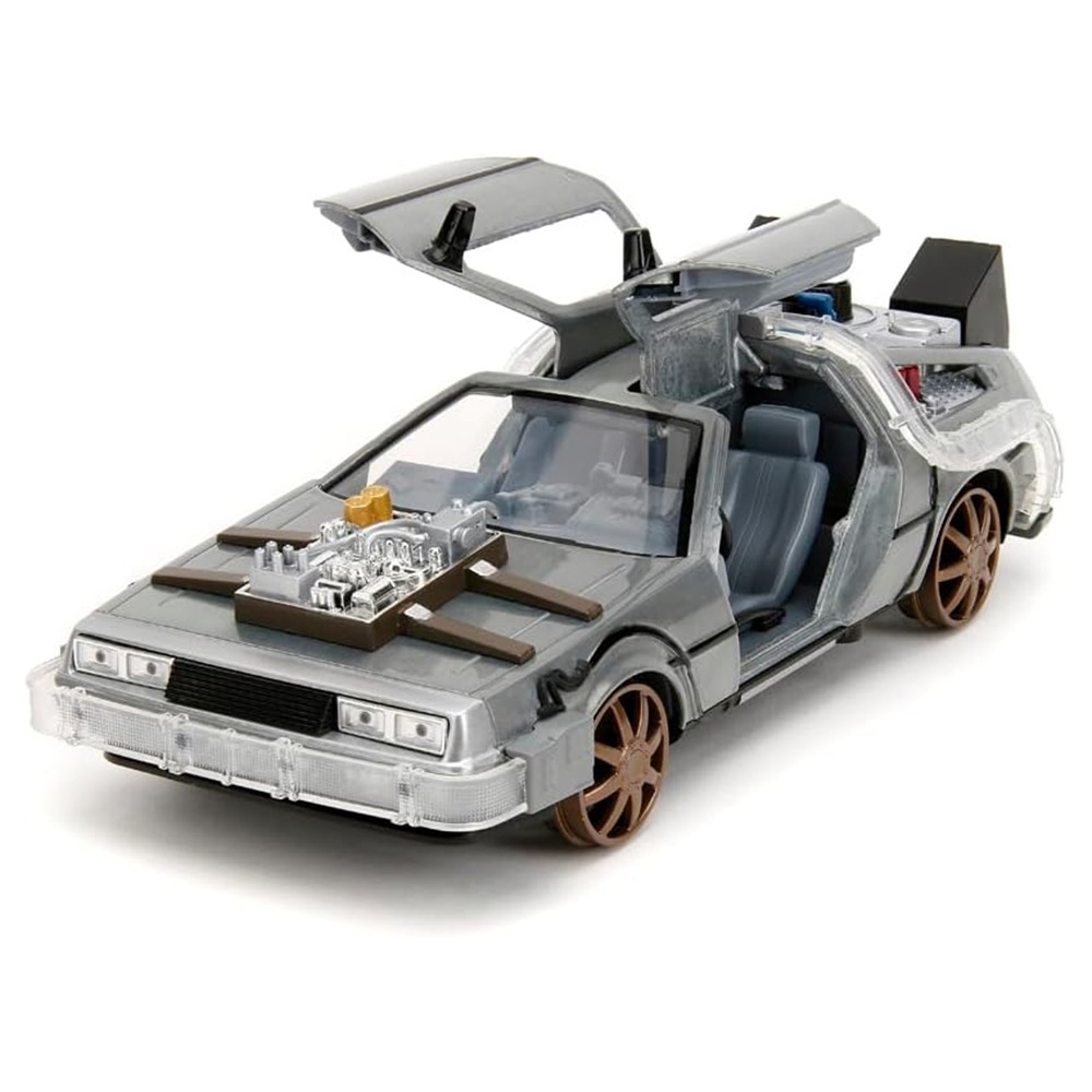 未開封 BTTF デロリアン 1/24 JADA 限定 クローム Ver ドンキ 激レア 世界1985台限定 BTTF デロリアン 1/24 JADA 限定 クローム Ver