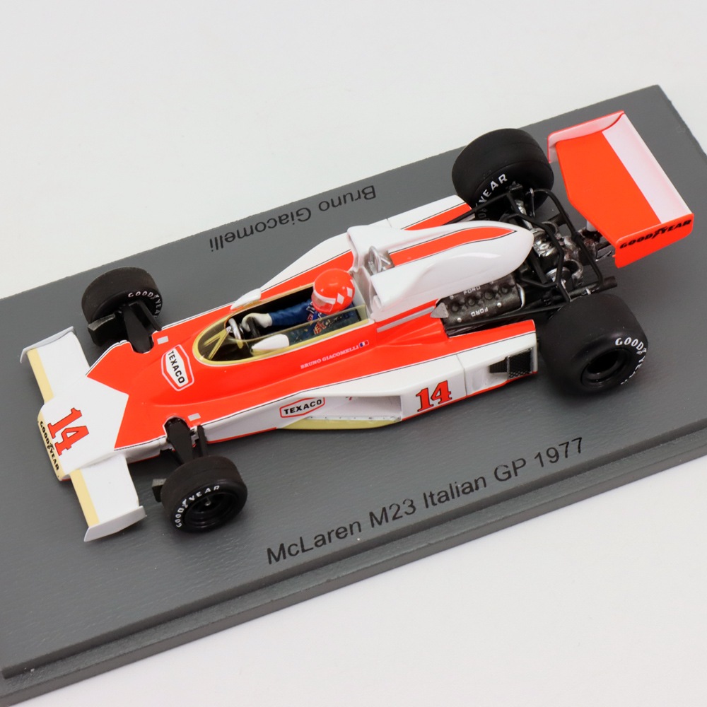 スパーク 1/43 マクラーレン M23 No.14 1977年 イタリアGP ブルーノ