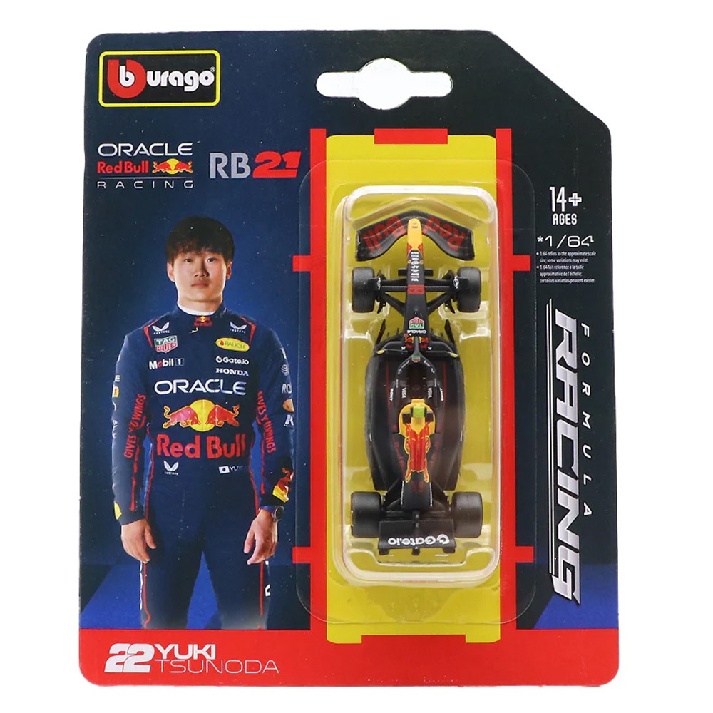 ブラーゴ　レッドブルレーシング　角田裕毅　RB21 1/43 1/64 2台 ブラゴ 1/64 2025 オラクル レッドブル レーシング RB21 #22 角田 裕毅