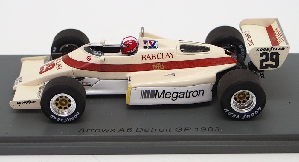 スパーク 1/43 アロウズ A6 1983年 アメリカ デトロイトGP
