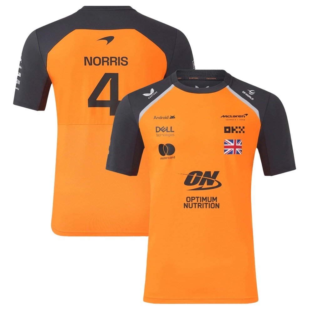 2025 マクラーレン F1 チーム ポロシャツ　サイズS F1 Merch 2025 McLaren Formula 1 Team Replica Polo Shirt Made