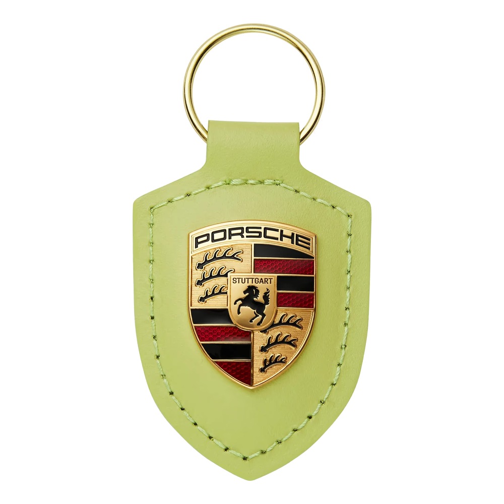 ポルシェ クレスト キーリング イエローメタリック | アクセサリー
