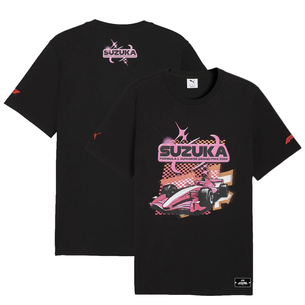 2026 フォーミュラ1 オフィシャル 日本GP SUZUKA Tシャツ ブラック
