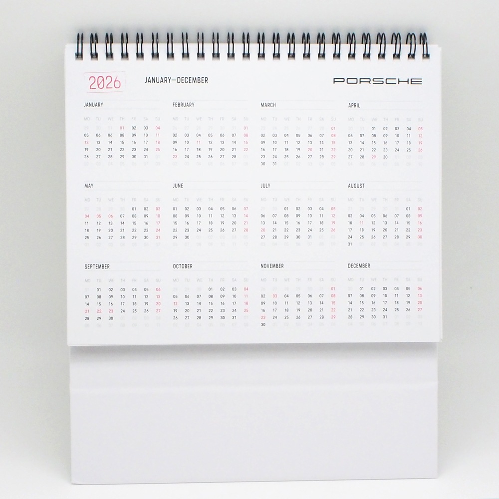 2026年 ポルシェ オフィシャル 卓上 カレンダー | 2026年 カレンダー