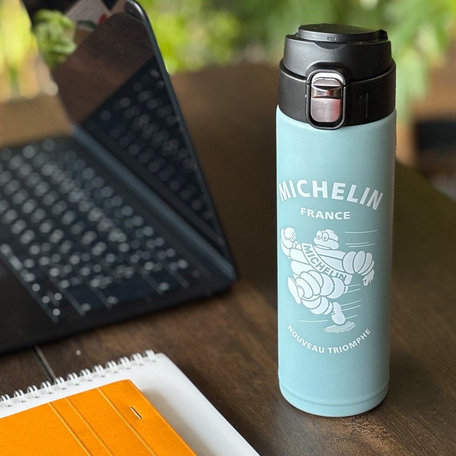 ミシュラン MICHELIN ランビブ ワンタッチ ステンレス ボトル 450ml