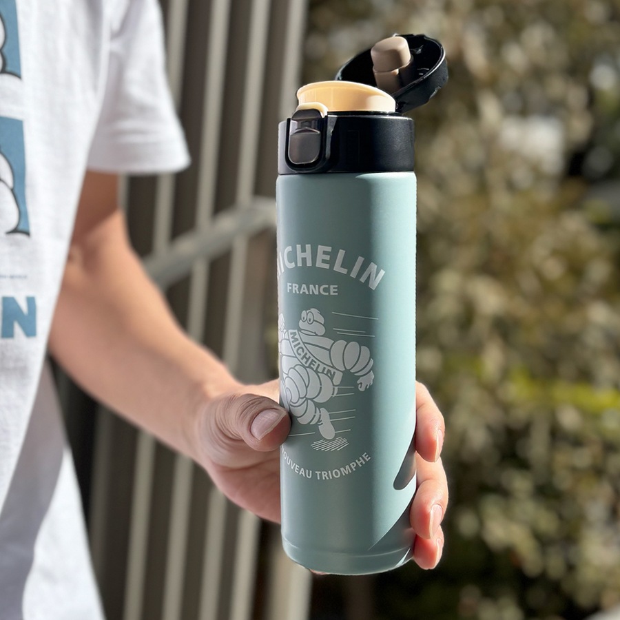 ミシュラン MICHELIN ランビブ ワンタッチ ステンレス ボトル 450ml