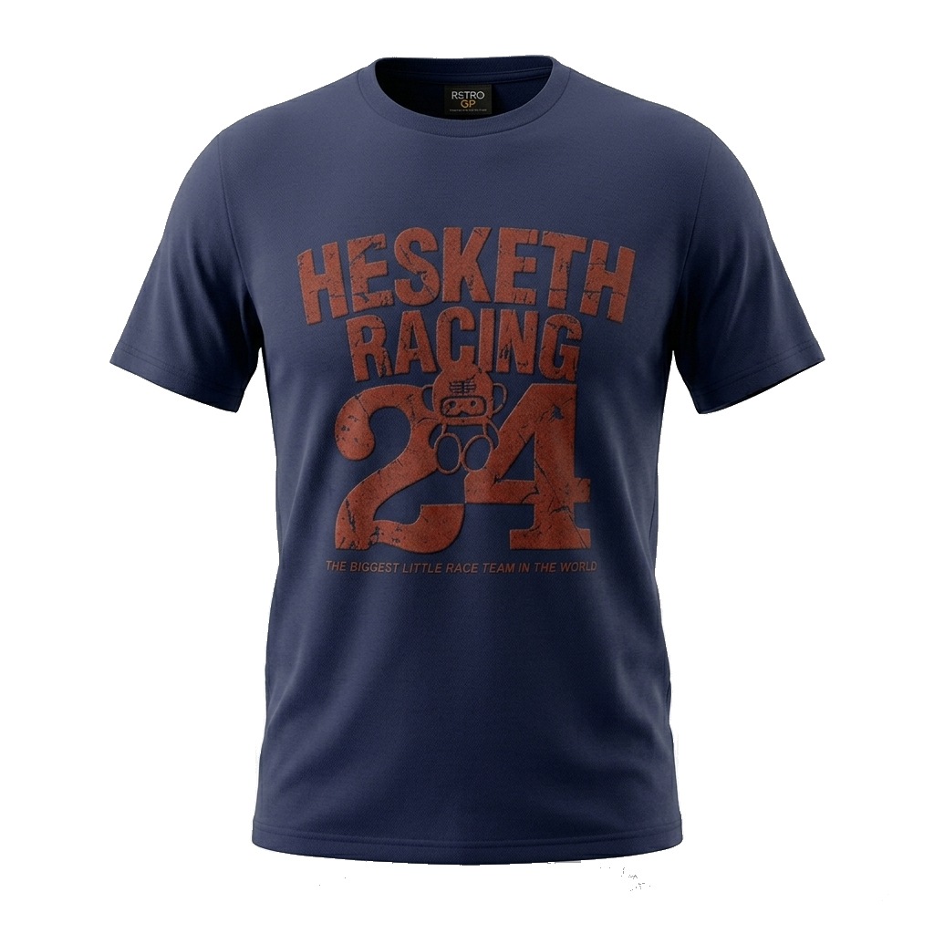 ヘスケス レーシング ヴィンテージ 24 ジェームス ハント Tシャツ