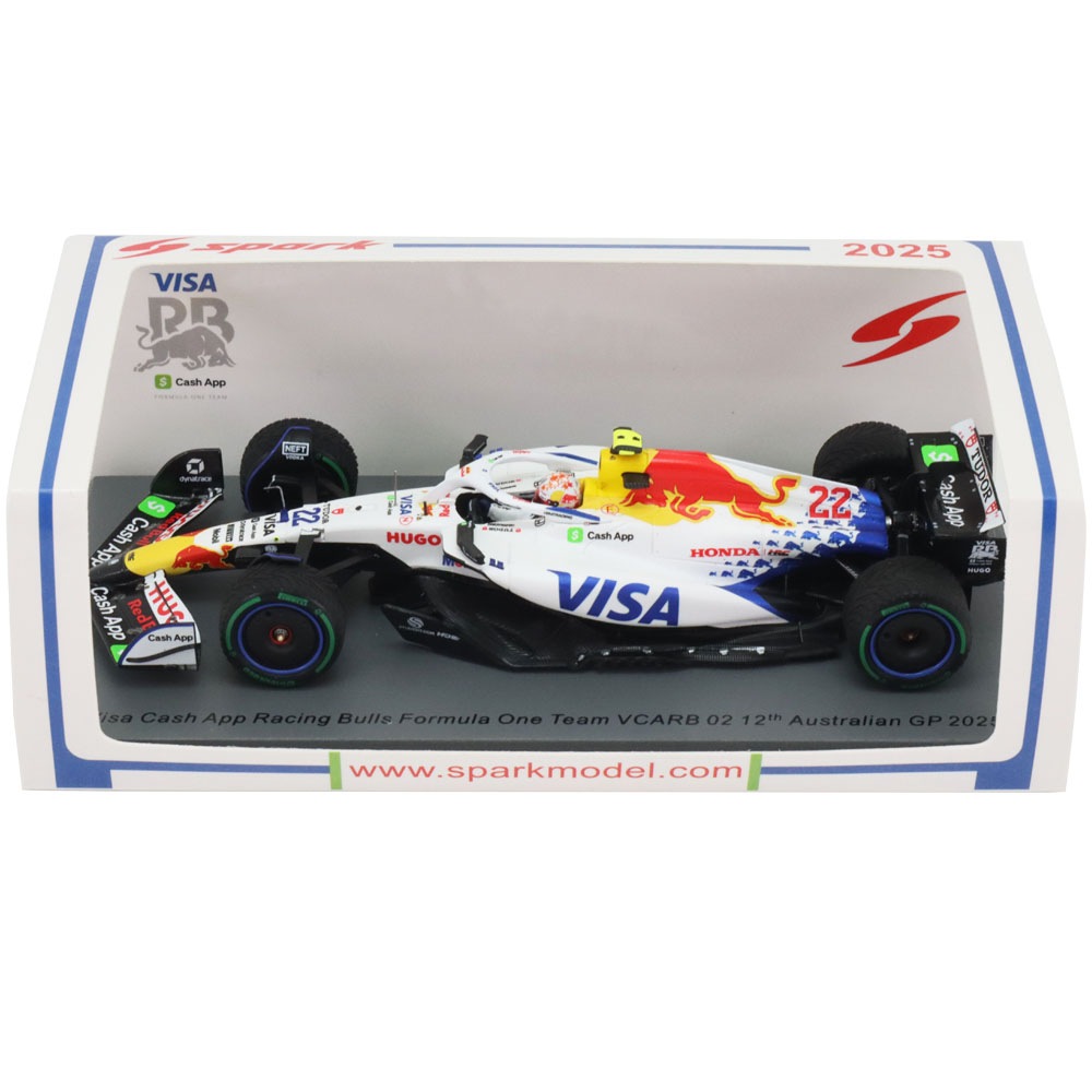 角田祐穀Spark 1/43VCARB 02 Australian GP2025 スパーク 1/43 レーシングブルズ VCARB02 角田 裕毅 2025年