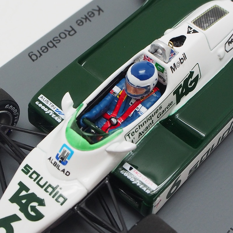 スパーク 1/43 ウィリアムズ FW08 #6 ケケ ロズベルグ 1982年 スイスGP