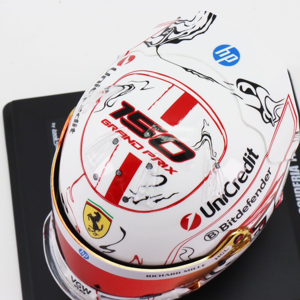 ルックスマート 1/5 ヘルメット シャルル ルクレール 2025年 日本GP