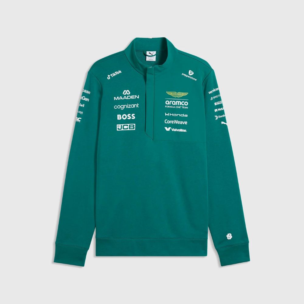 2026 アストンマーティン アラムコ F1 チーム レプリカ ハーフジップ