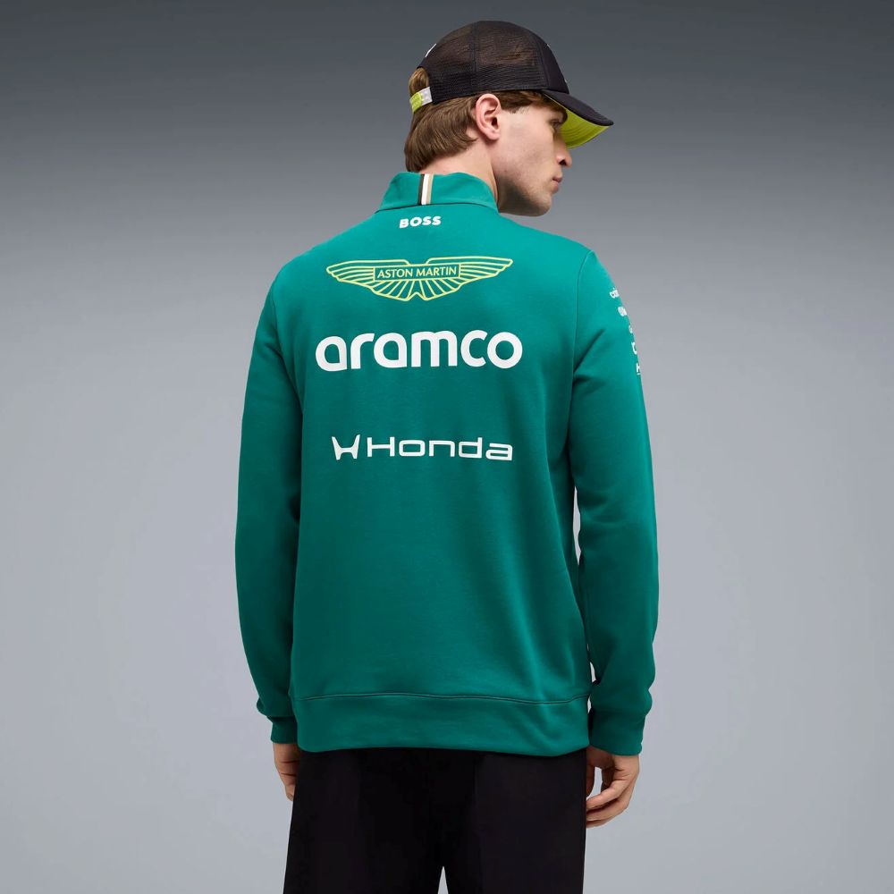 2026 アストンマーティン アラムコ F1 チーム レプリカ ハーフジップ