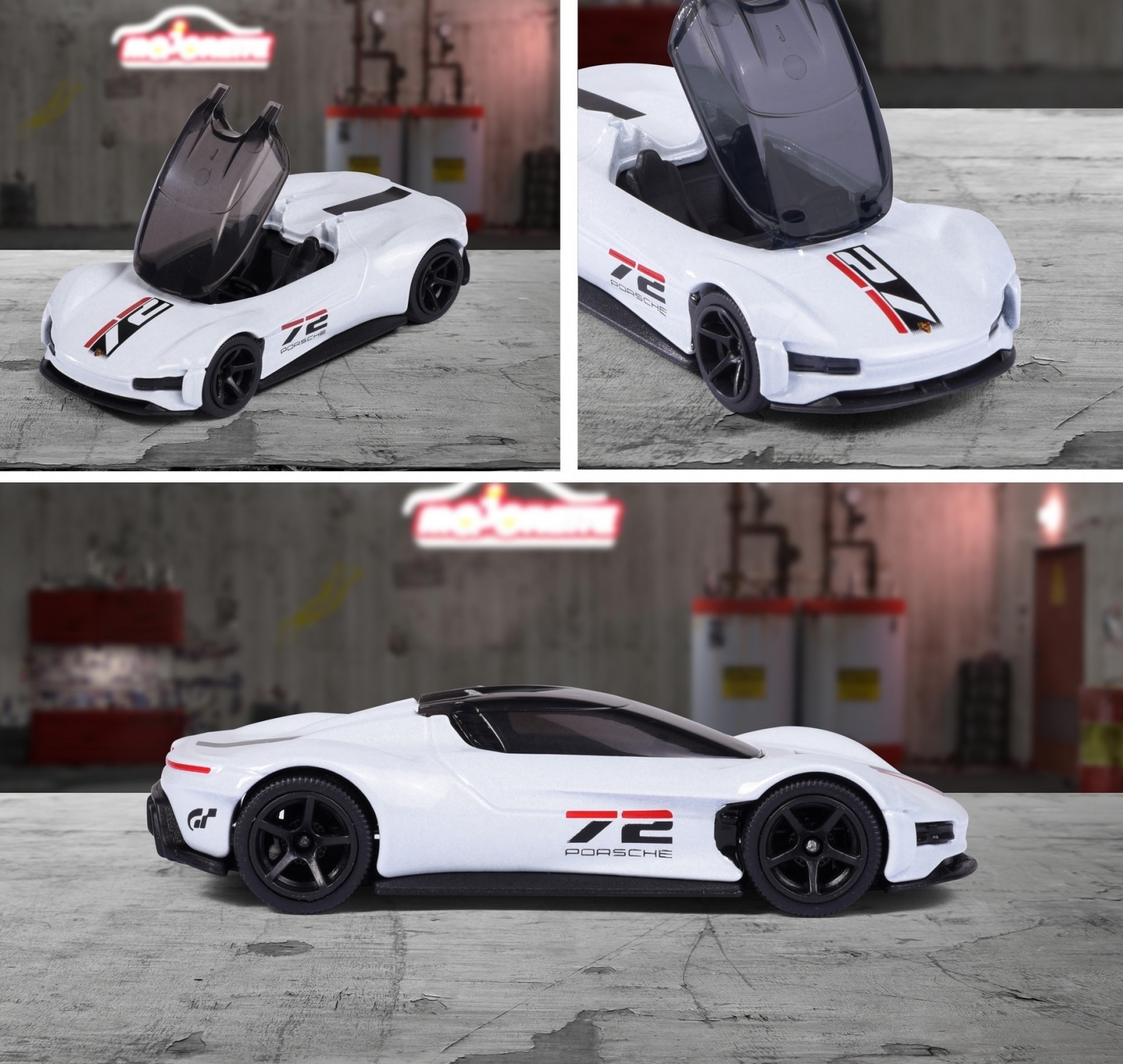マジョレット 1/64 ポルシェ ヴィジョン GT ホワイト 特別ケース入り