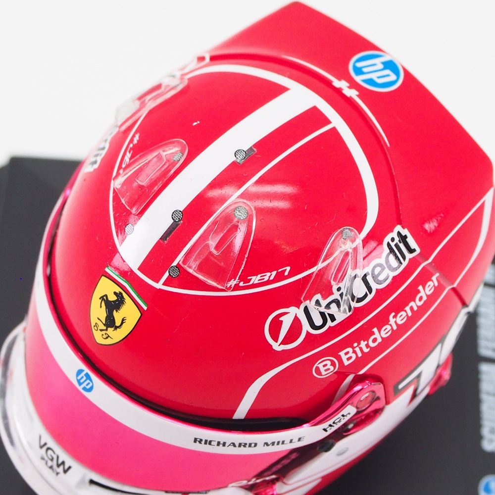 日本未発売　ビッグスケールF1コレクション　ルクレール　1/5 ヘルメット 大人気 日本未発売 ビッグスケールF1コレクション ルクレール