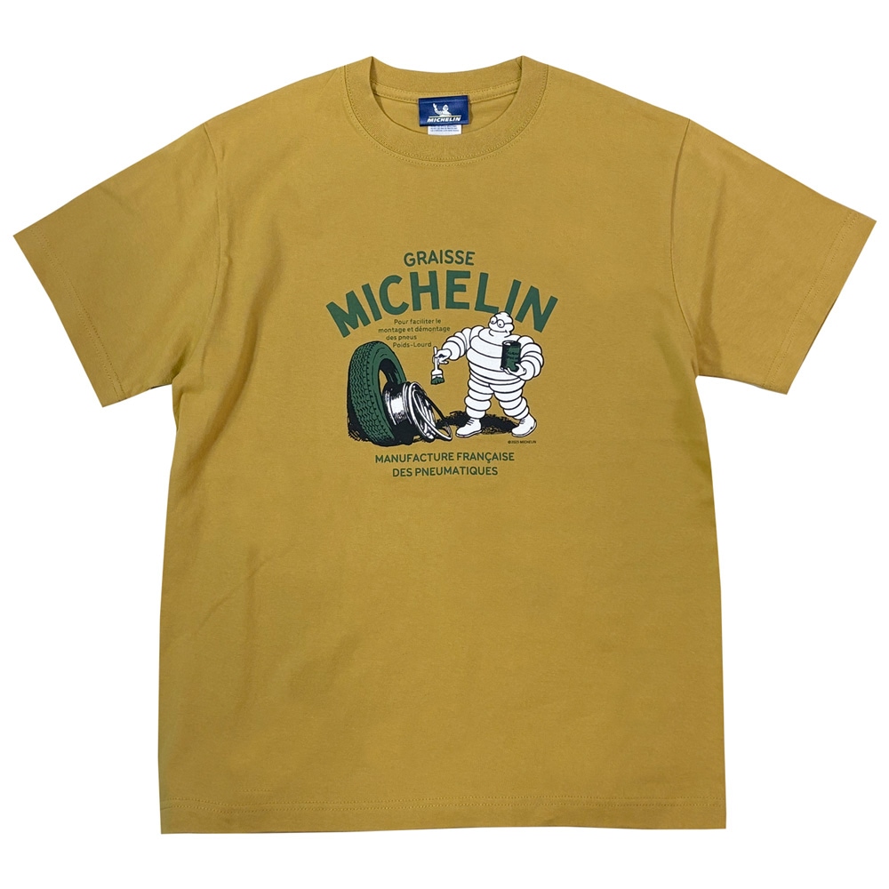 ミシュラン オフィシャル Garage Tシャツ ヘイジーイエロー | トップス