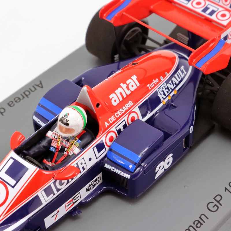 スパーク 1/43 リジェ JS23 1984年 ドイツGP アンドレア デ チェザリス