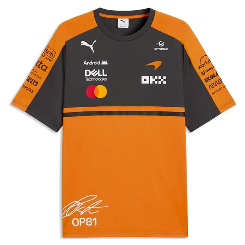 2026 マクラーレン F1 チーム オスカー ピアストリ Tシャツ オレンジ