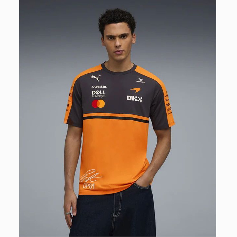2026 マクラーレン F1 チーム オスカー ピアストリ Tシャツ オレンジ