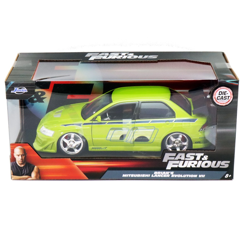 JADA 1/24 Fast&Furious X2 ワイルドスピード 三菱 ランサー EVO VII