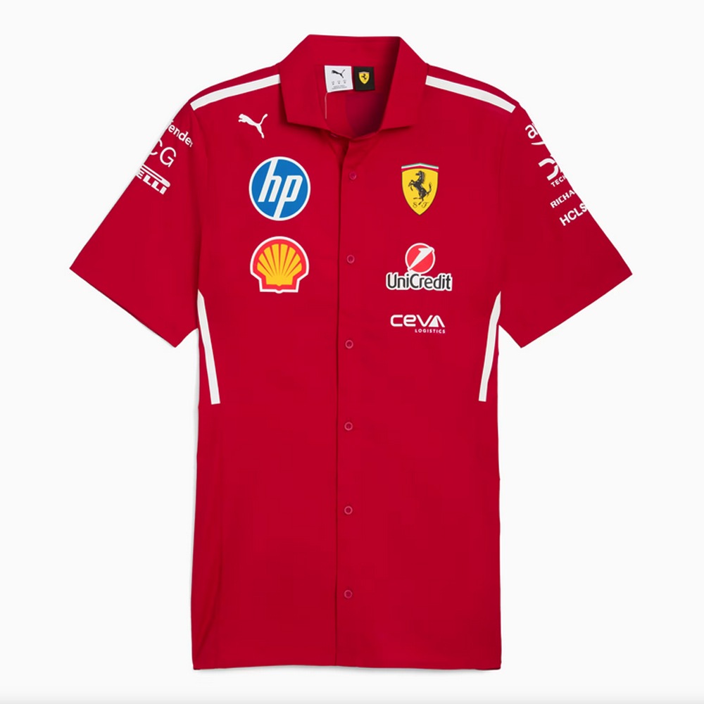 2025 PUMA スクーデリア フェラーリ チーム シャツ | ポロシャツ
