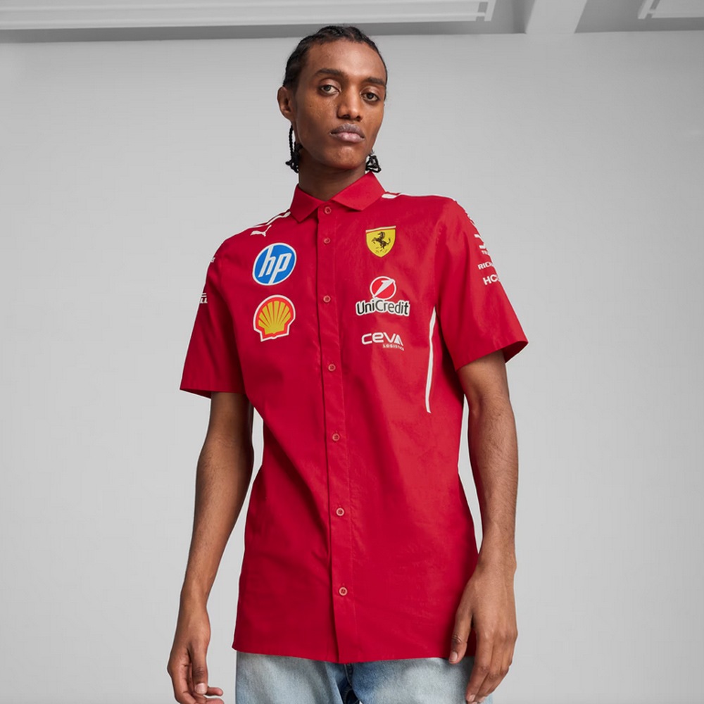 2025 PUMA スクーデリア フェラーリ チーム シャツ | ポロシャツ