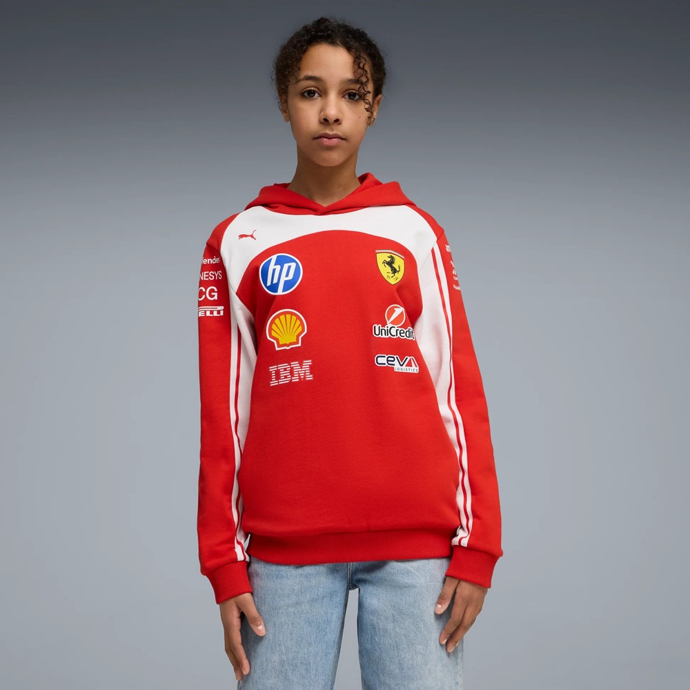 キッズ用 2026 スクーデリア フェラーリ HP チーム プルオーバー
