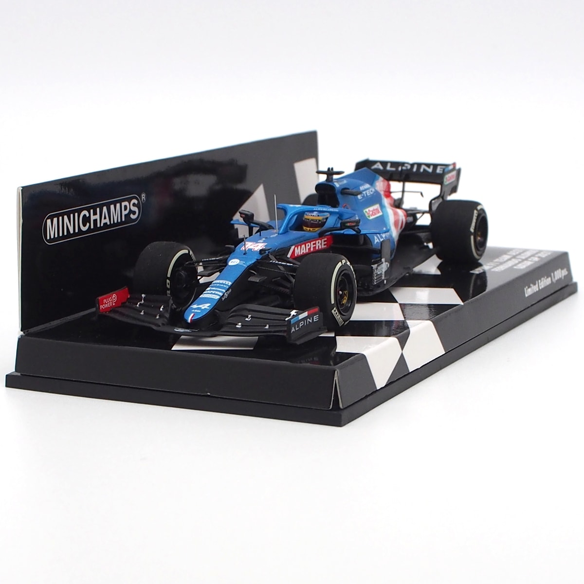 ミニチャンプス 1/43 アルピーヌ F1 チーム A521 フェルナンド