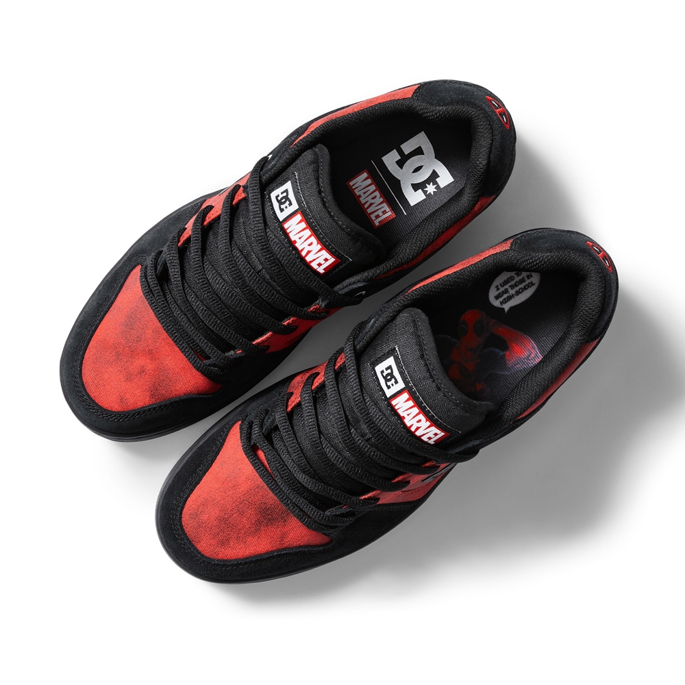 DC SHOES × MARVEL デッドプール コラボ MANTECA 4 シューズ