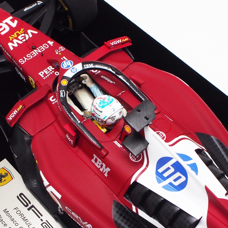 ルックスマート 1/18 スクーデリア フェラーリ SF-25 2025年 モナコGP