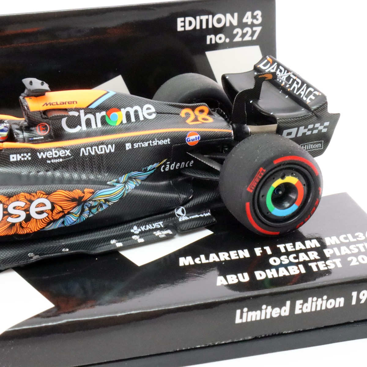 レアライブラリー　The Scottmen Plus – Pace-Setter ミニチャンプス 1/43 マクラーレン F1 チーム MCL36 オスカー