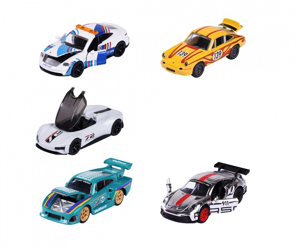 マジョレット 1/64 ポルシェ ミニカー デラックス アソート 5台セット