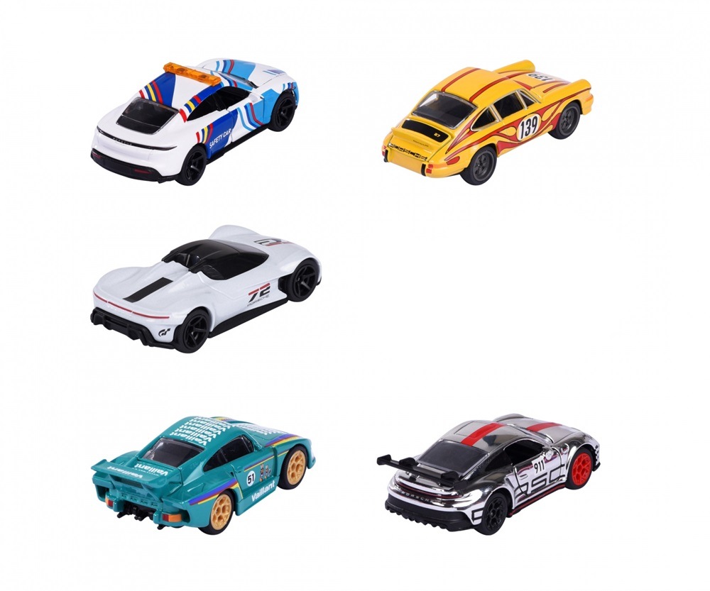 マジョレット 1/64 ポルシェ ミニカー デラックス アソート 5台セット