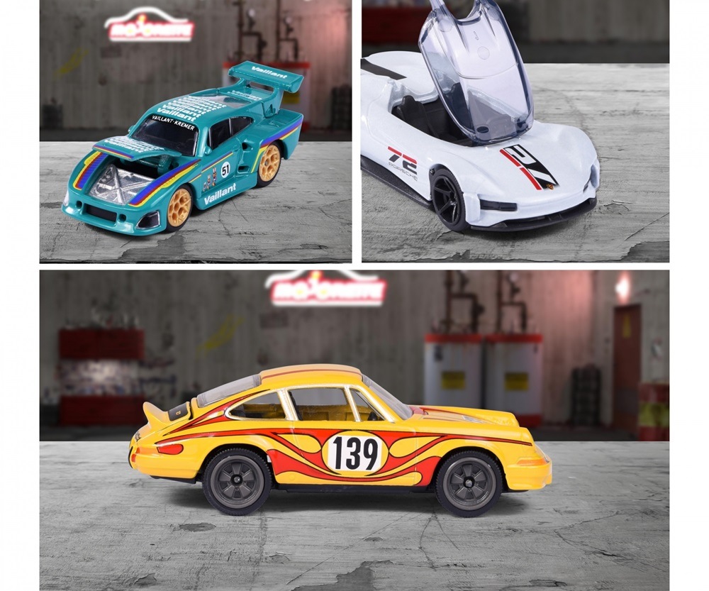 ポルシェ ミニカーコレクション 58台セット マジョレット 1/64 ポルシェ ミニカー デラックス アソート 5台セット