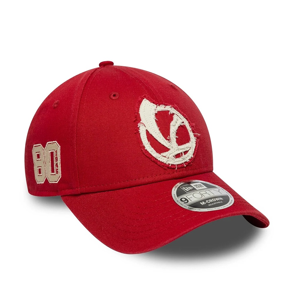 2026 ベスパ NewEra 9FORTY 80th Year ベースボール キャップ ルビー