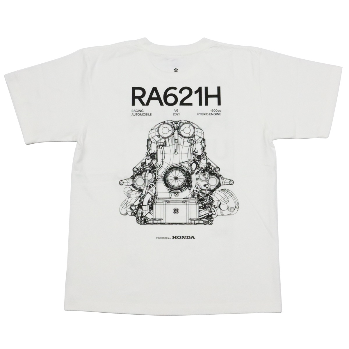 ホンダ HRC F1 パワーユニット テクノロジー Tシャツ ホワイト | T