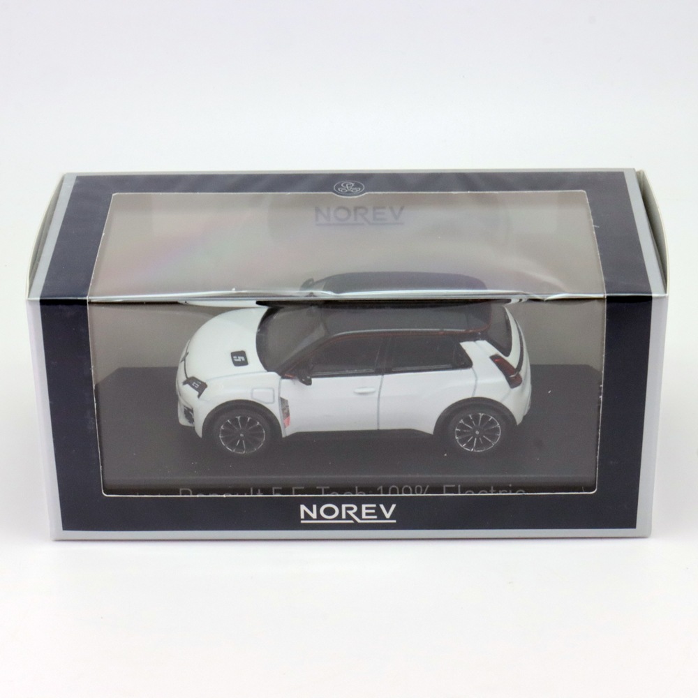 NOREV 1/43 ルノー 5 E-Tech 100% エレクトリック 2025 パールホワイト