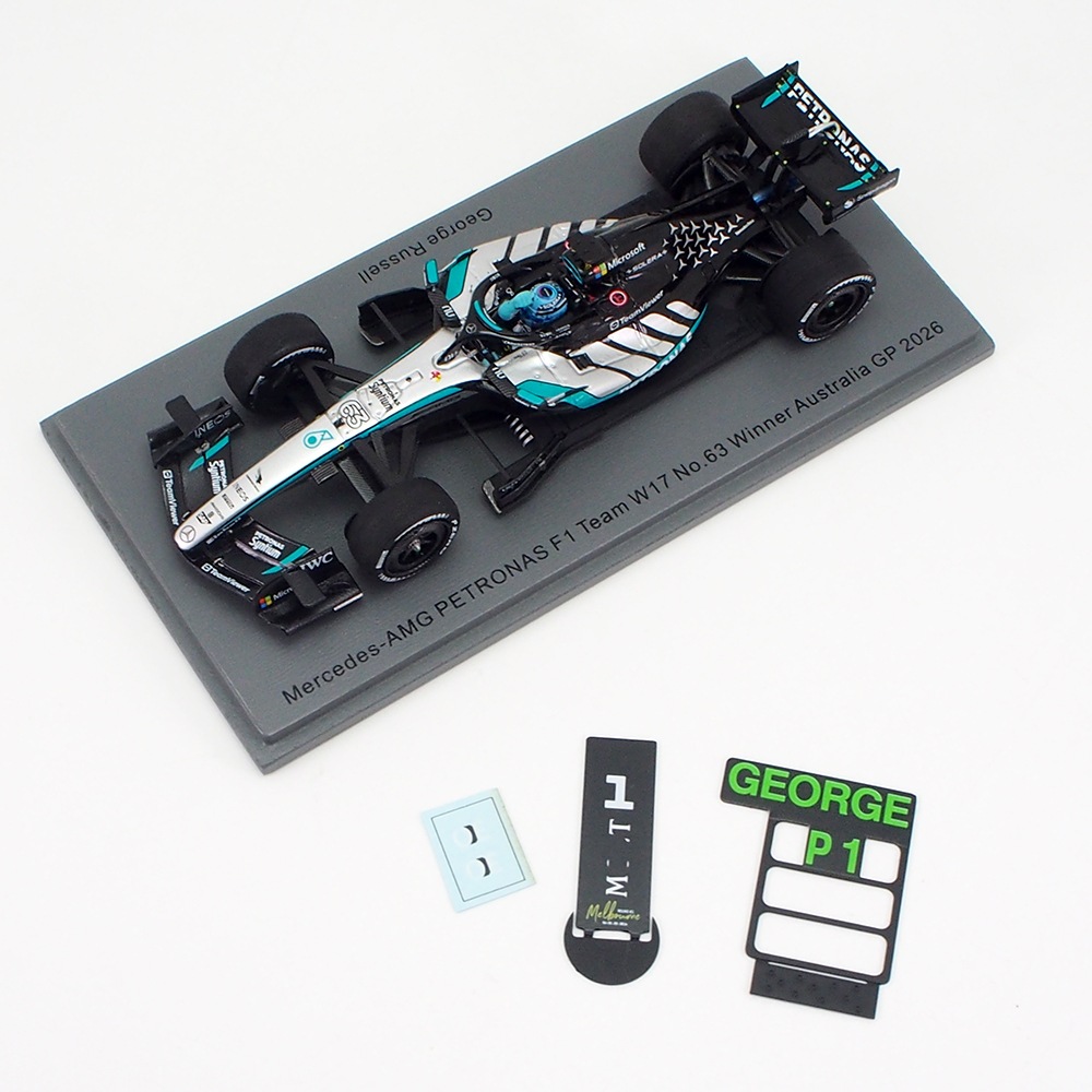 スパーク 1/43 メルセデス AMG W17 #63 ジョージ ラッセル 2026年