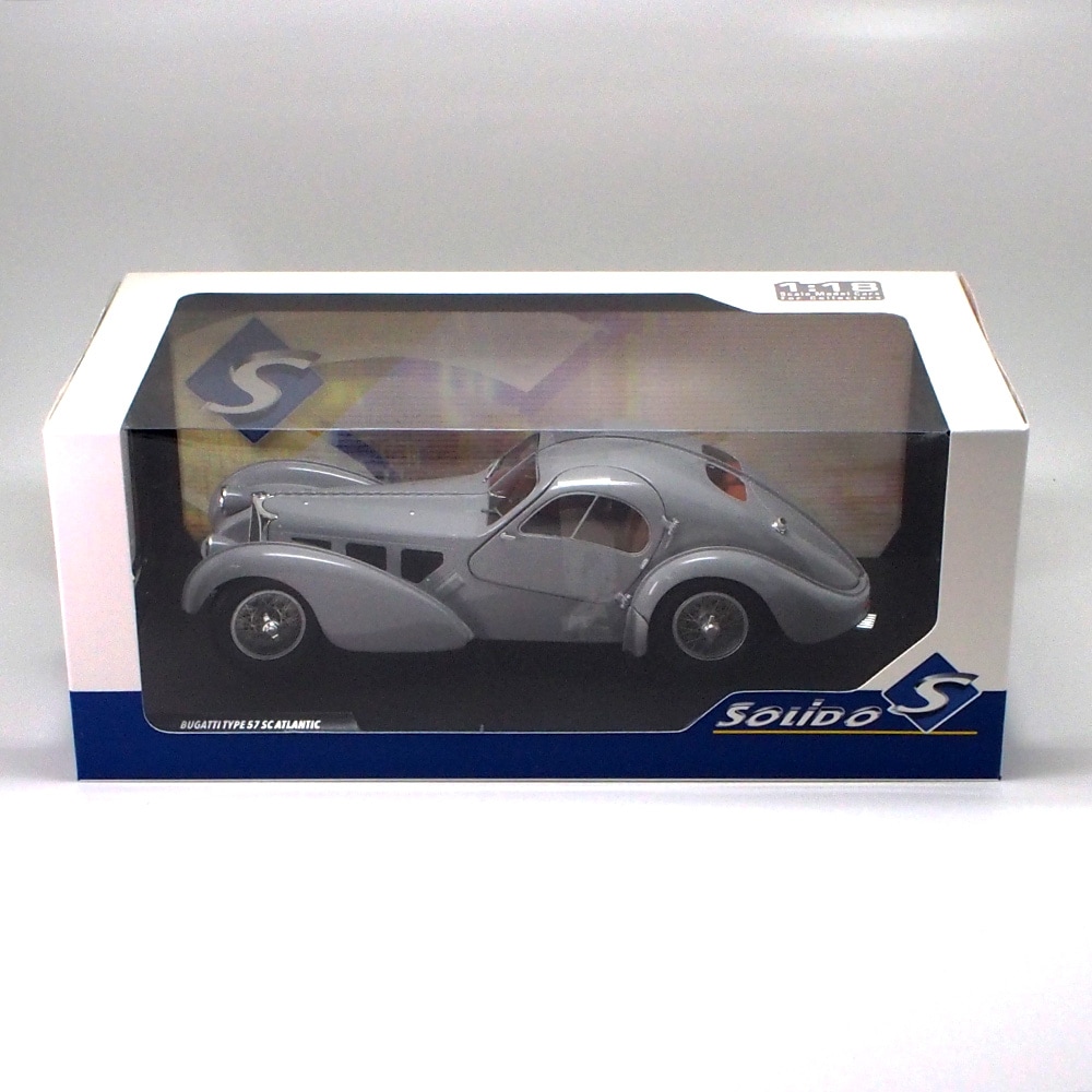 ソリド 1/18 ブガッティ タイプ 57 SC アトランティーク クーペ 1937年