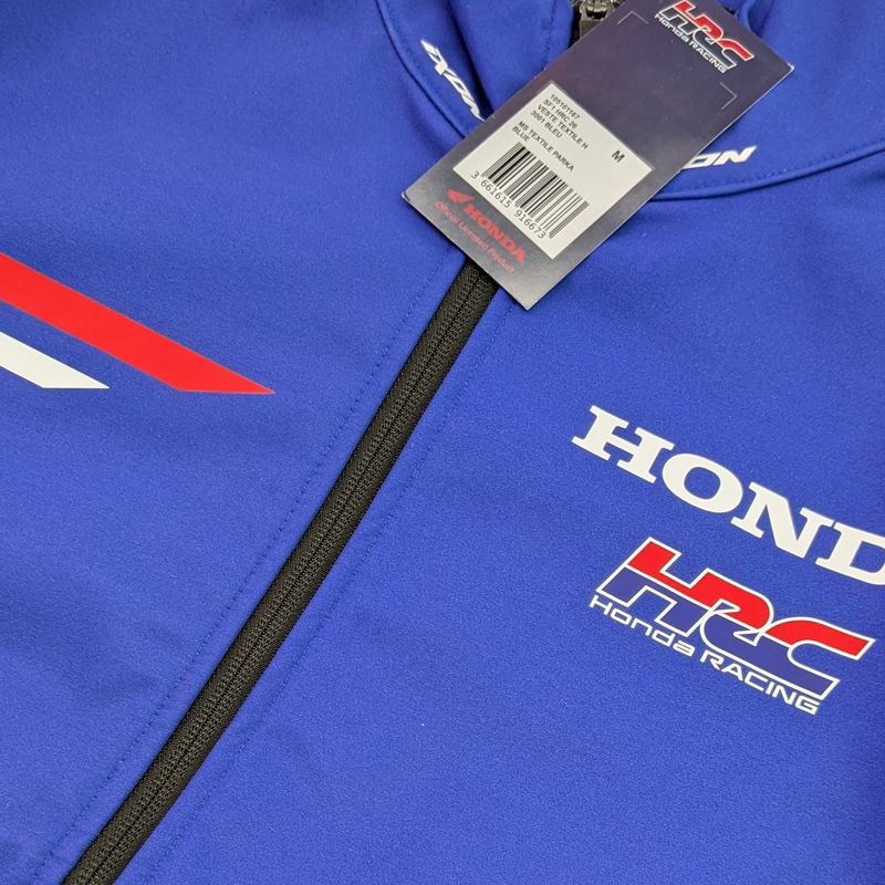 2026 HRC ホンダレーシング ソフトシャル ジャケット ブルー