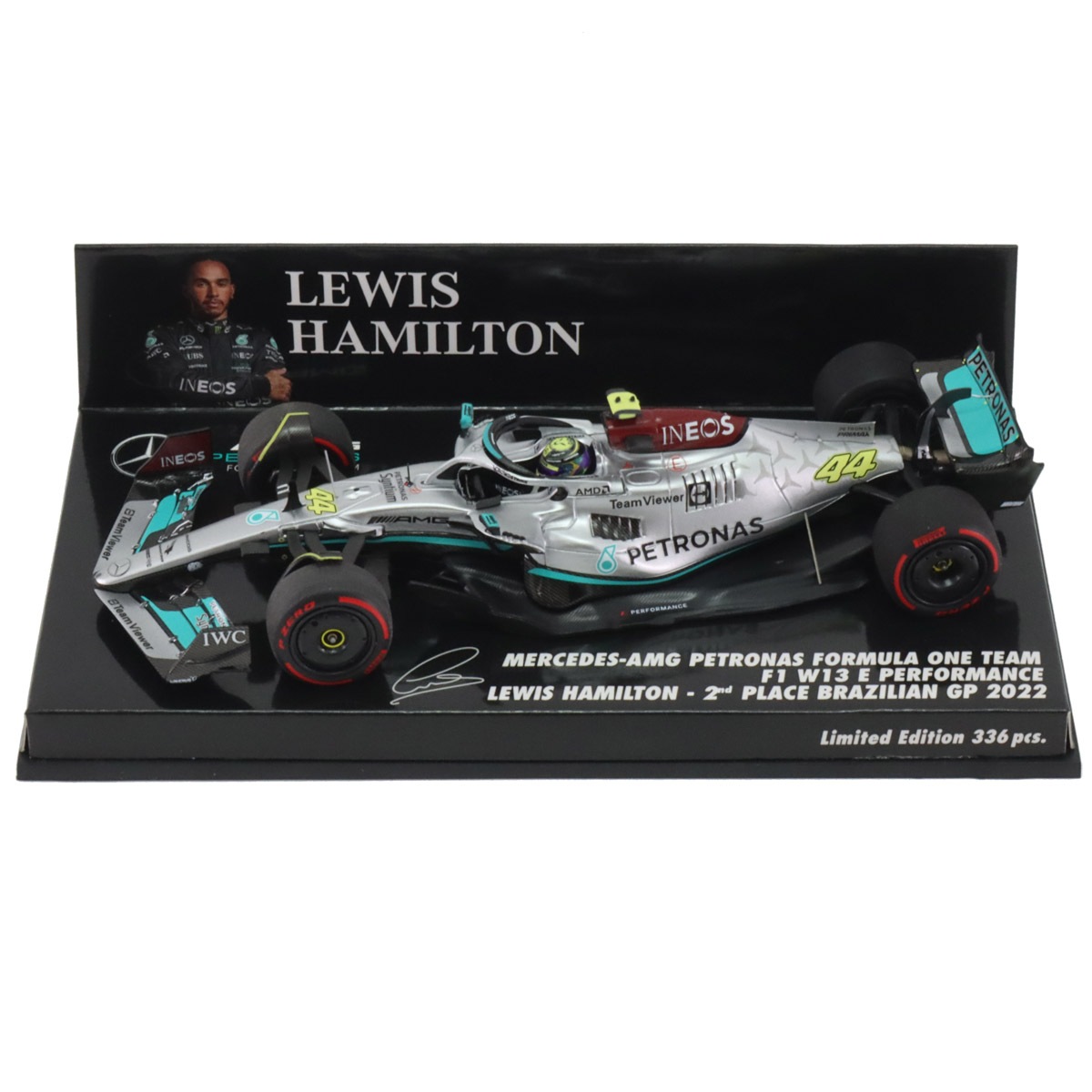 1/43 ミニチャンプス メルセデスAMG F1 2024 ルイス・ハミルトン 1/43 ミニチャンプス メルセデスAMG F1 2024 ルイス・ハミルトン