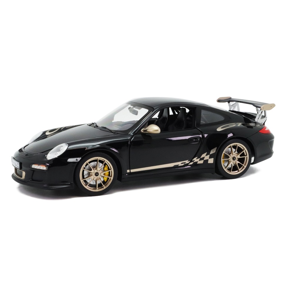 NOREV 1/18 ポルシェ 911 GT3 RS 2009年 ブラック＆ゴールド | 1
