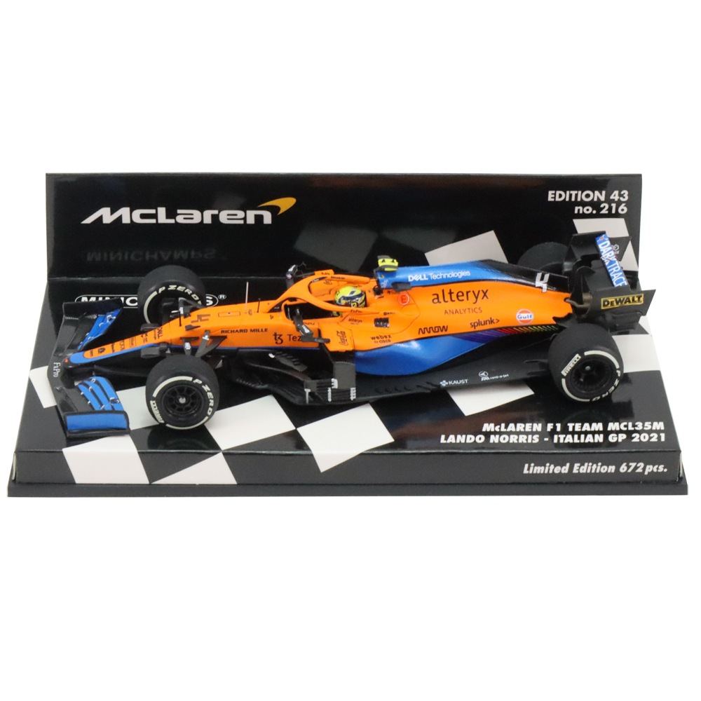 ミニチャンプス 1/43 マクラーレン F1 チーム MCL35M 2021年 イタリア