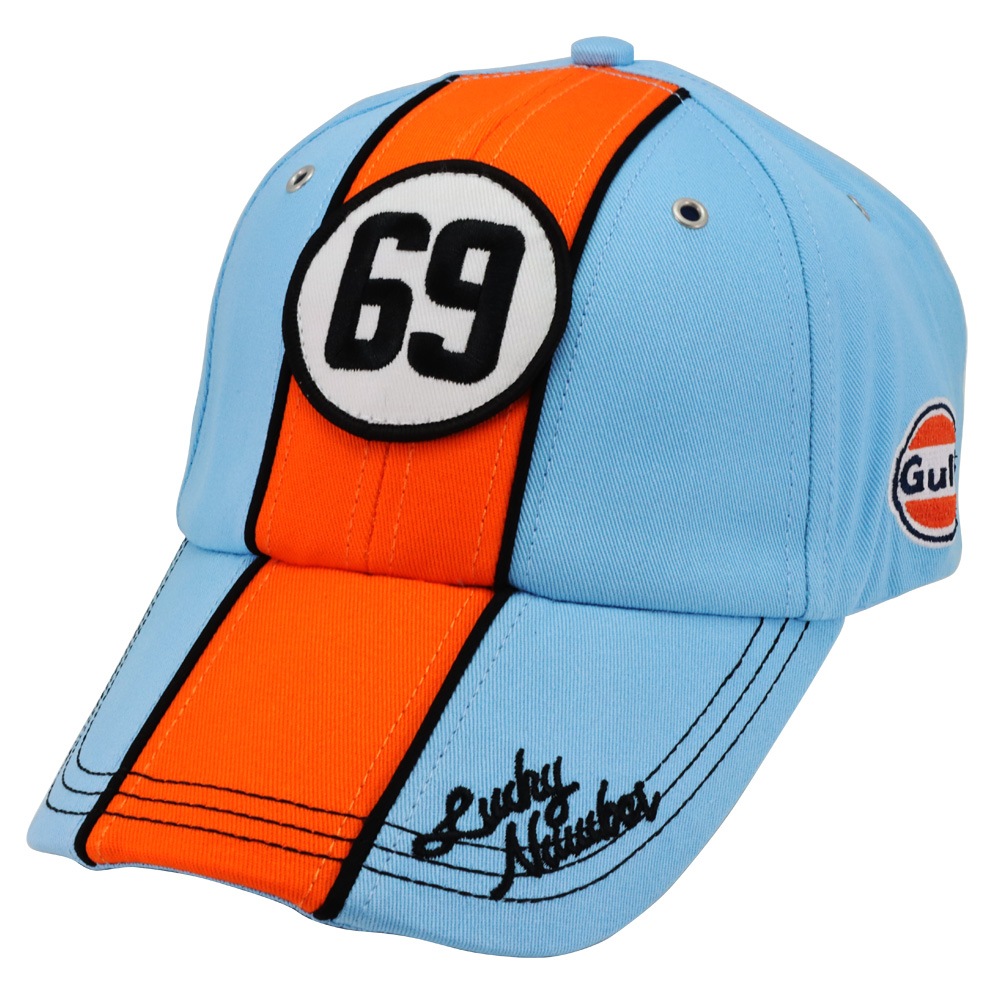 ガルフ #69 ラッキーナンバー ベースボール キャップ ブルー | Gulf