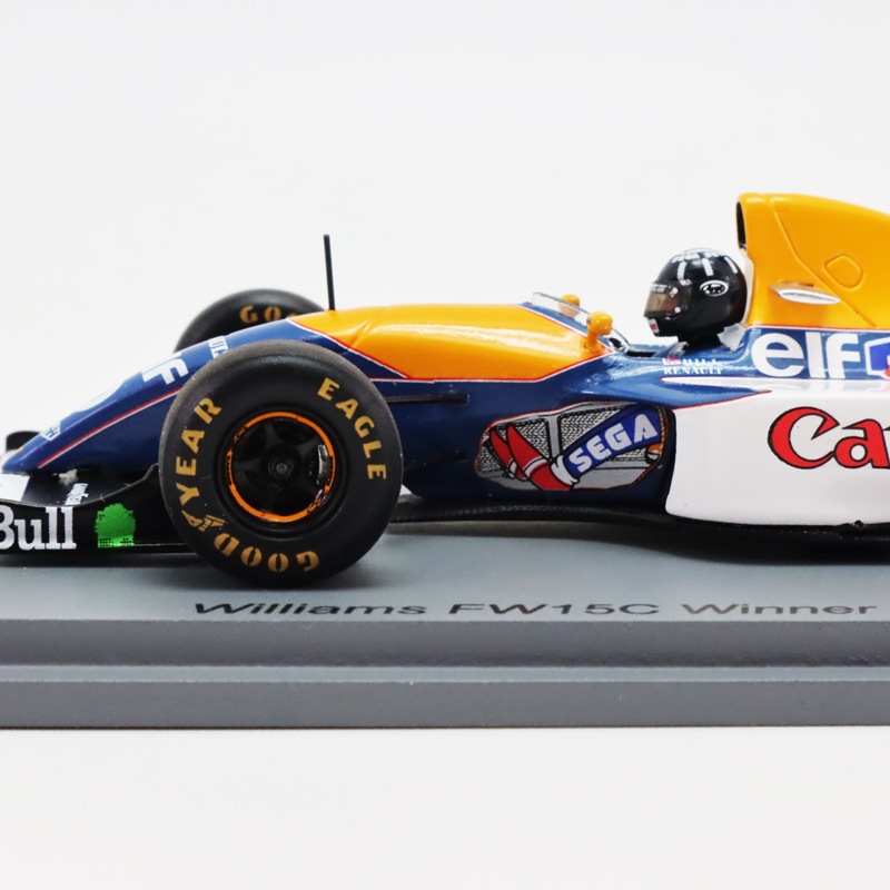 スパーク 1/43 ウィリアムズ FW15C 1993年 ベルギーGP ウィナー