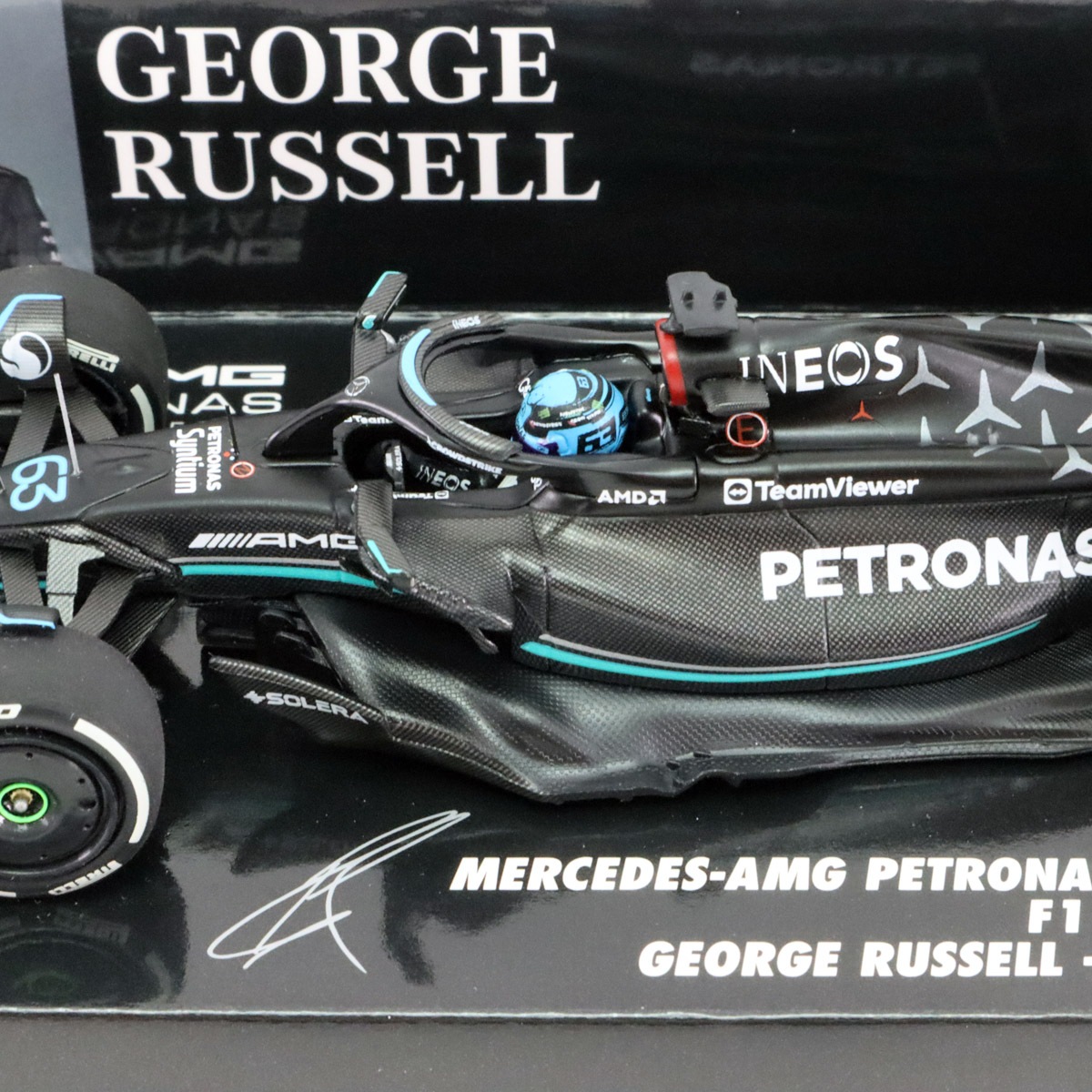 ミニチャンプス 1/43 2023年 メルセデス AMG W14 ジョージ