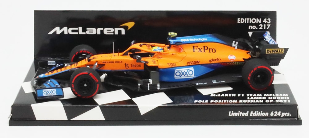 ミニチャンプス 1/43 マクラーレン MCL35 ランド・ノリス 376個限定 ミニチャンプス 1/43 マクラーレン F1 チーム MCL35M 2021年
