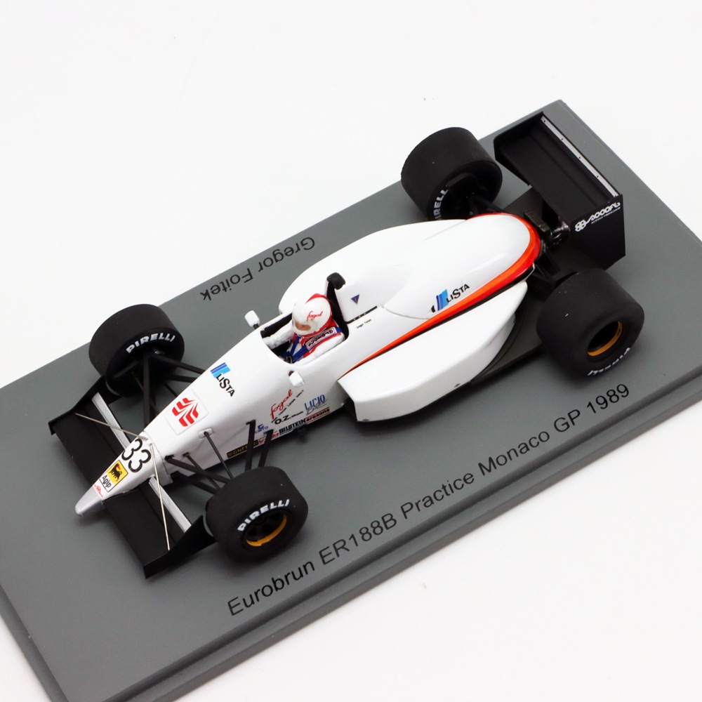 スパーク 1/43 ユーロブルン ER188B No.33 グレガー フォイテク 1989年