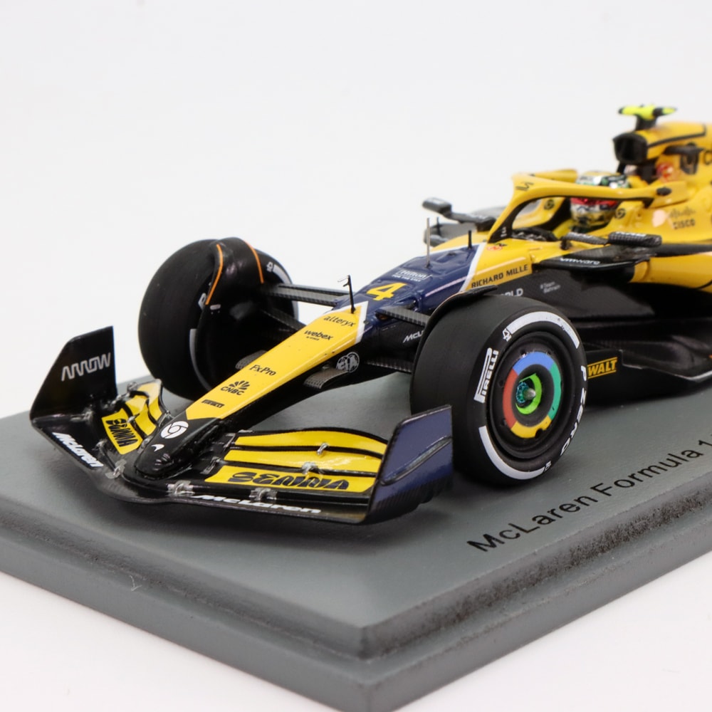 PMA 1/43 マクラーレン MCL38 ランド・ノリス モナコGP ドライバー＆ケース付き ブラゴ 1/43 2024 マクラーレン MCL38