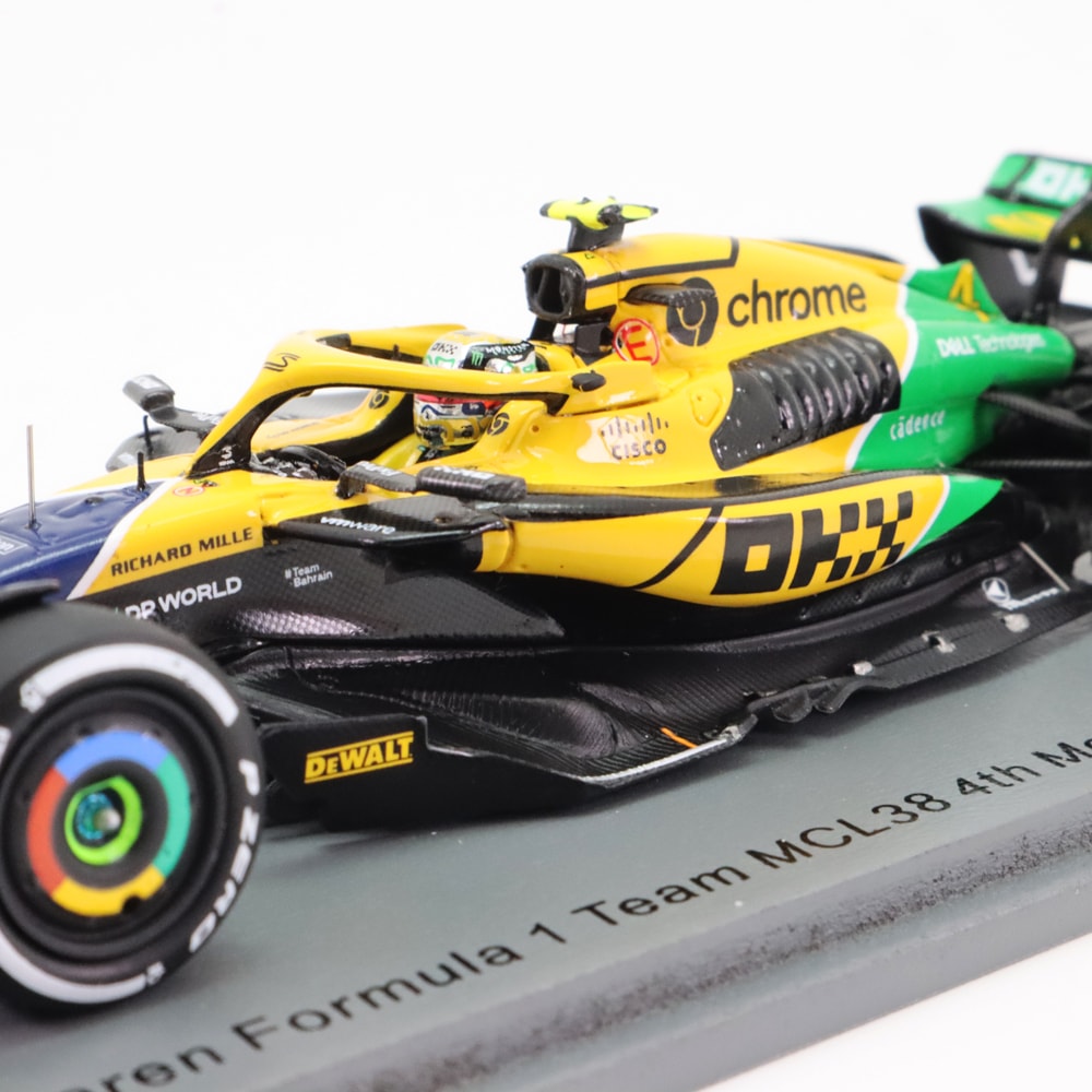 PMA 1/43 マクラーレン MCL38 ランド・ノリス モナコGP ドライバー＆ケース付き ブラゴ 1/43 2024 マクラーレン MCL38